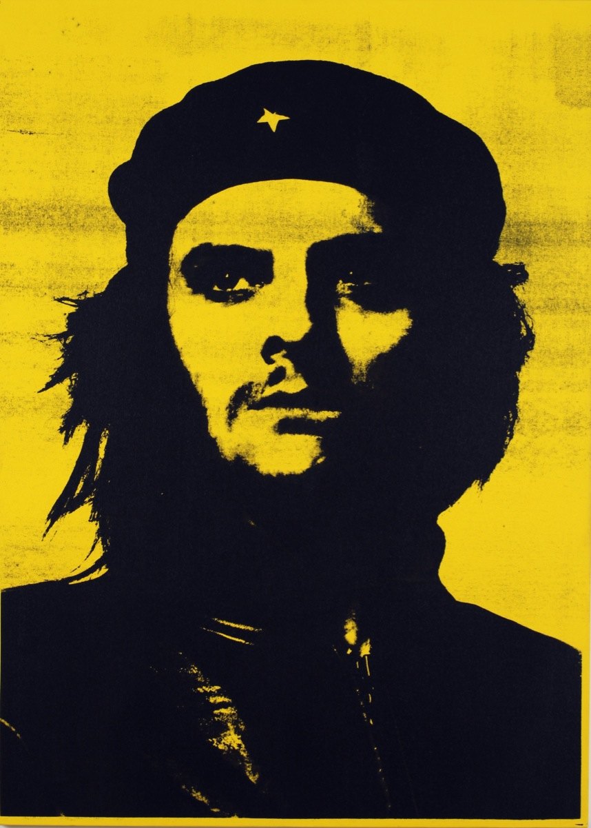 Che on Yellow Background