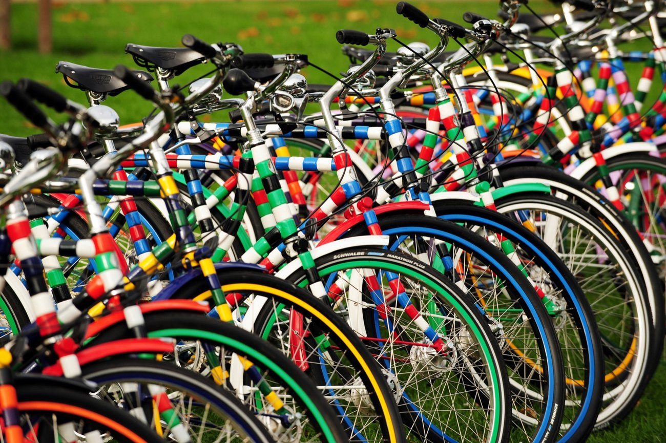 Le Bike de Bois Rond (yellow, red, blue) (2)