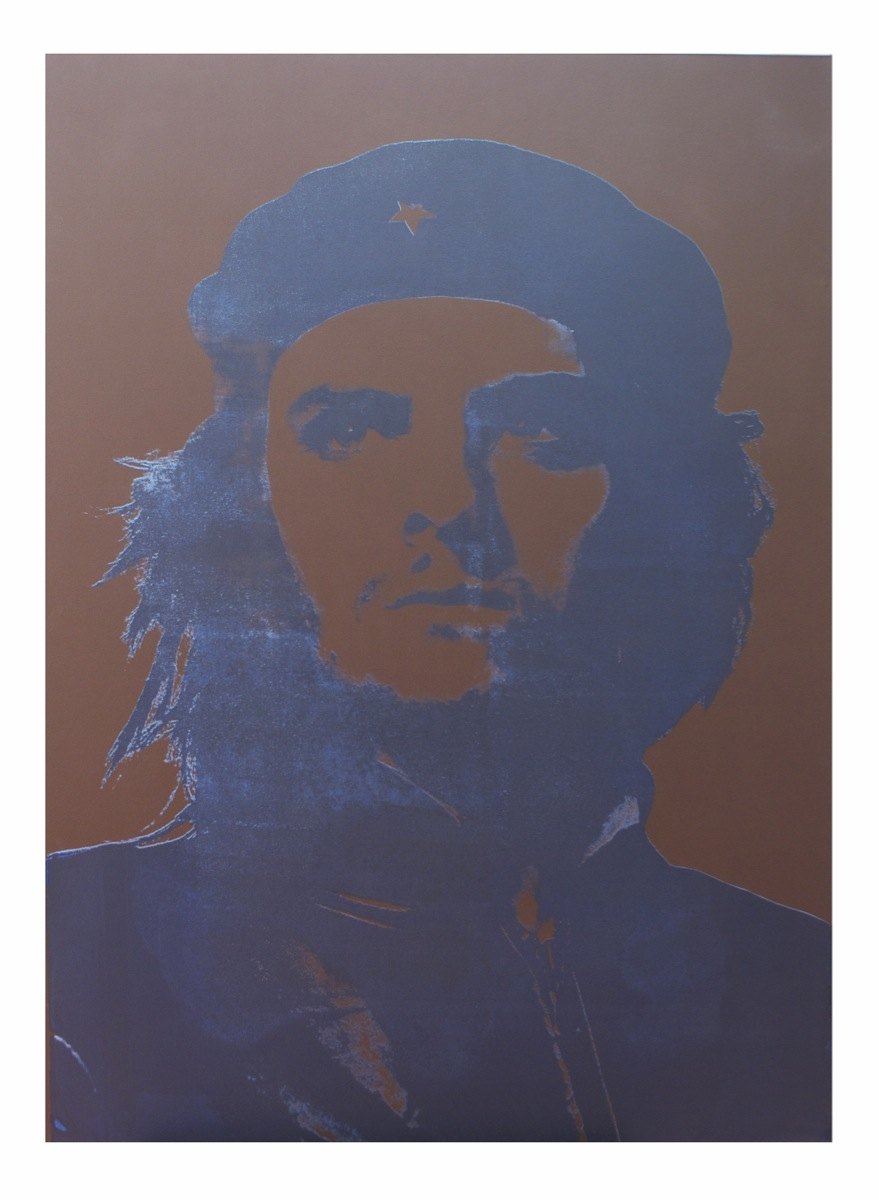 Blue on Brown Che