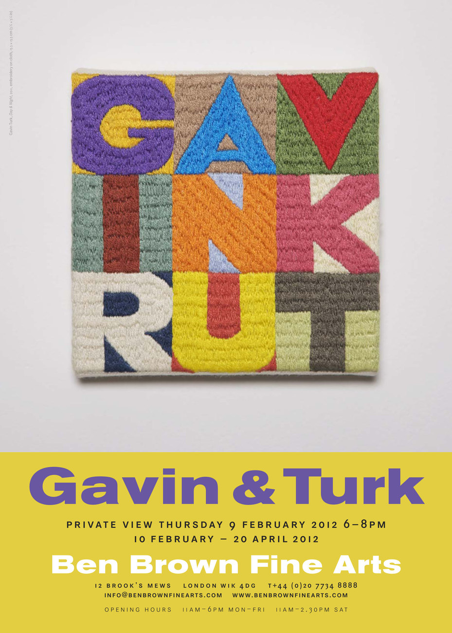 'Gavin & Turk' Opens at Ben Brown Fine Arts (2)