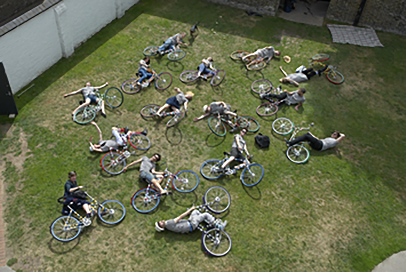 Les Bikes de Bois Rond at Frieze Art Fair