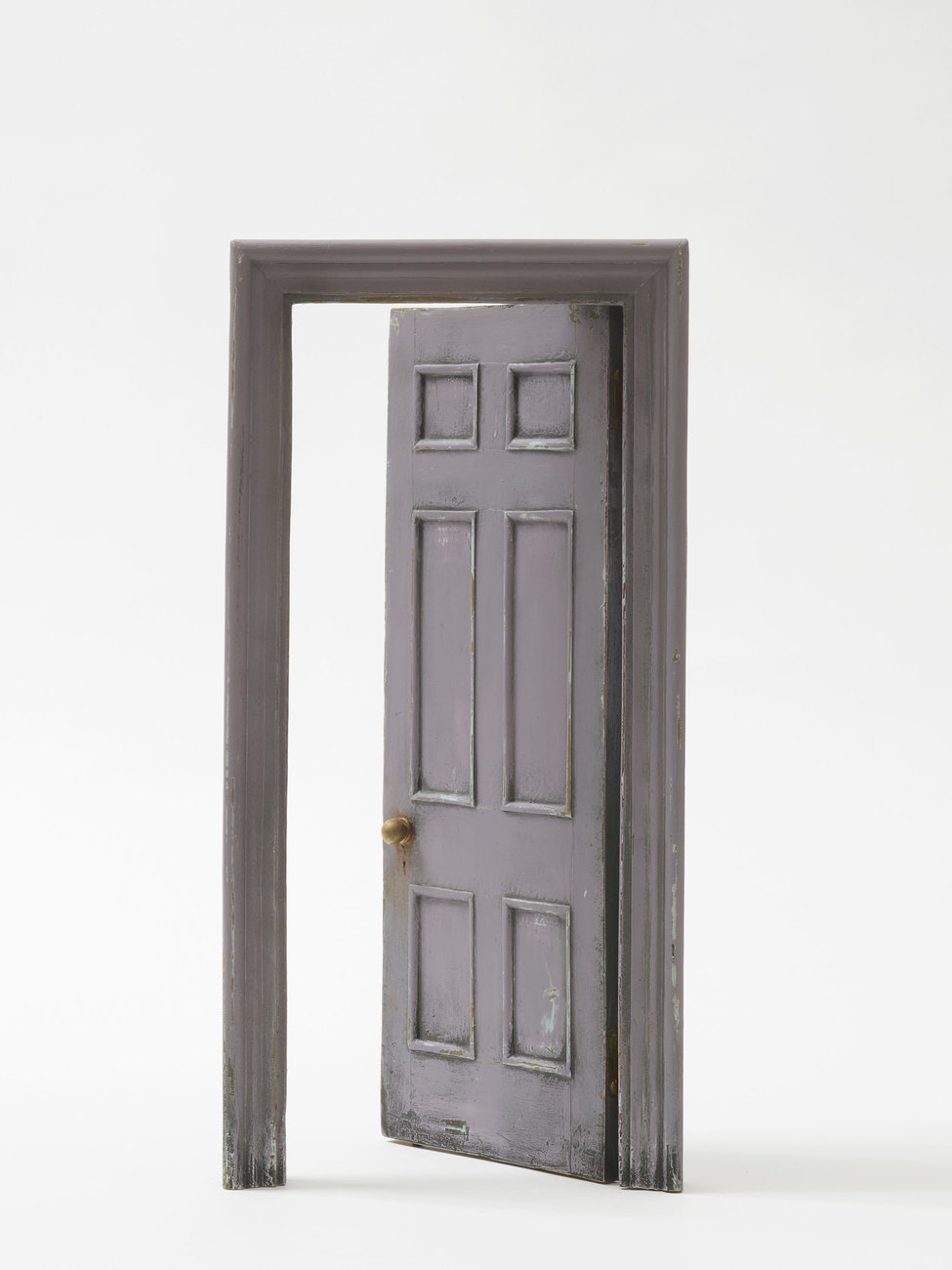 Small Door (Mauve & Pale Blue) 