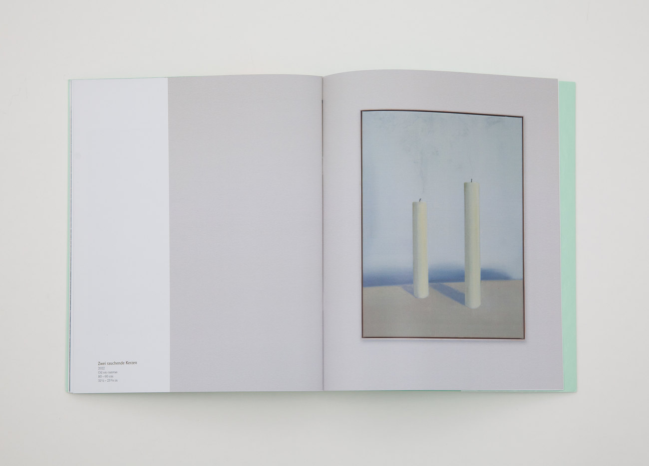 Kerze by Gavin Turk exhibition catalogue image