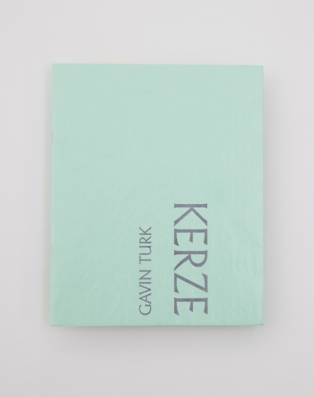 Kerze by Gavin Turk exhibition catalogue image