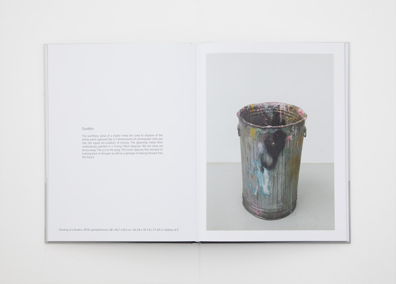 Exhibition catalogue for En Oeuf by Gavin Turk