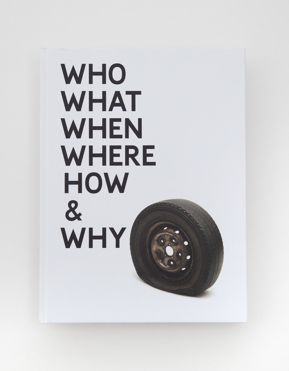 Image of exhibition catalogue from Gavin Turk, WHO WHAT WHEN WHERE HOW & WHY