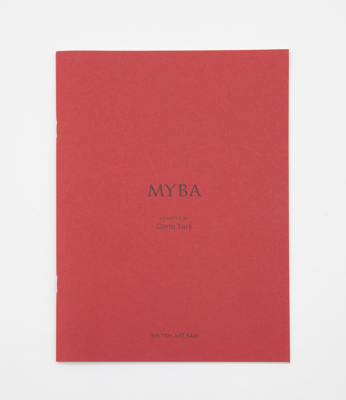Image of catalogue Gavin Turk - MYBA