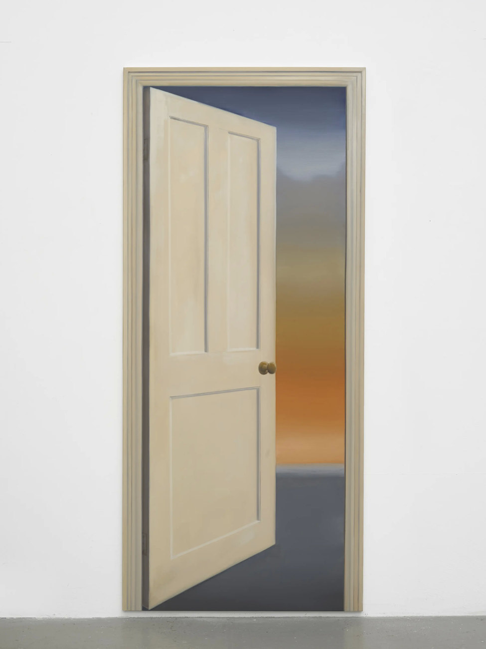 Door (with tangerine sky)